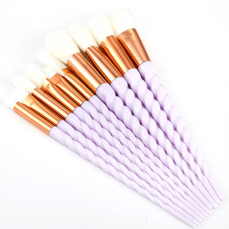 Professional Beauty Eye Makeup Brush Professional Makeup Brush Customized Logo Brown Brush Set