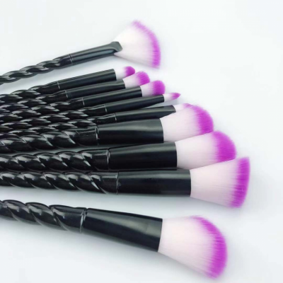 Customize Blush Concealer Eyeshadow Brush 10 Piece Professional Brush